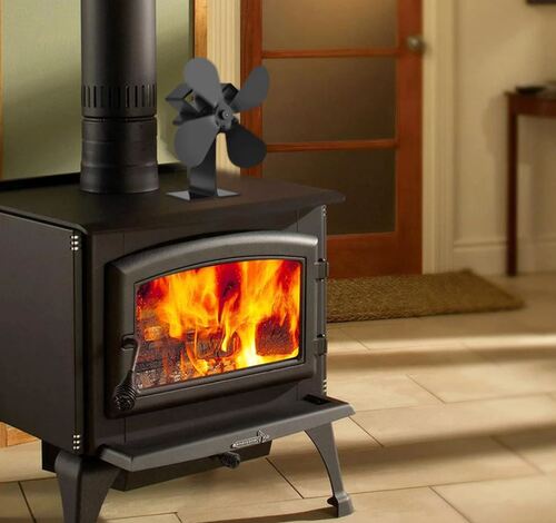 how-do-heat-powered-wood-stove-fans-work-heat-home